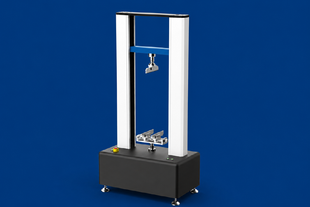 Universal testing machine double arm for solar panel structural testing